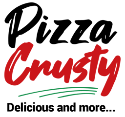 Pizza Crusty logo.