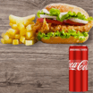 H50 Crunchy Chicken Burger Menü