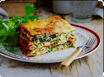 51 Lasagne Bolognese mit Spinat