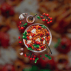 40 Spaghetti mit Tomatensauce
